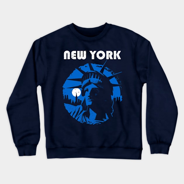 New York statue of Liberty Crewneck Sweatshirt by albertocubatas